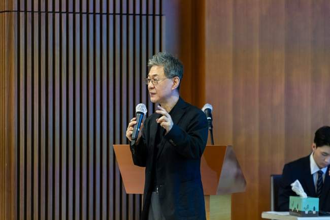 [대한민국 재계지도 포럼] 기조강연 하는 이채원 라이프자산운용 의장