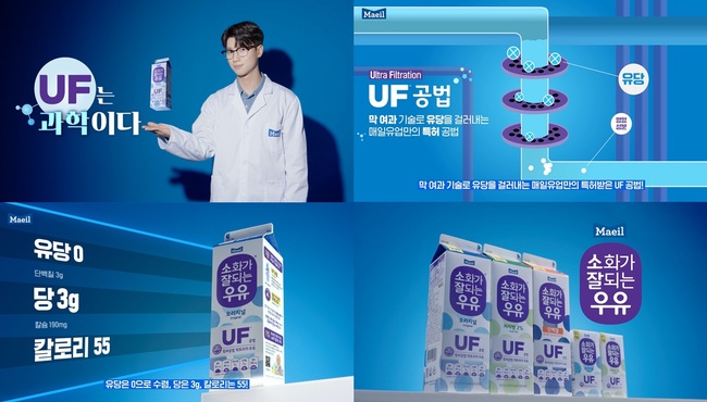 매일유업, 락토프리 특허공법 \ UF\  캠페인 전개...\ 소화가 잘되는 우유\  출시 20주년 기념