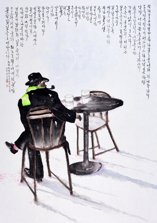 정응균 작가, 전통과 현대의 수묵 세계를 잇다...\