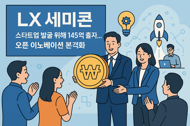 LX세미콘, 스타트업 발굴 위해 145억 출자...오픈 이노베이션 본격화