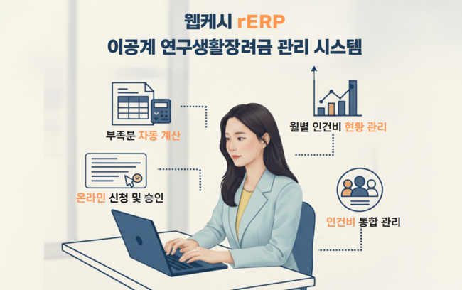 웹케시, rERP에 ‘한국형 스타이펜드’ 전용 시스템 구축