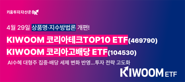 [더밸류 브리핑] 오늘의 자산운용사 소식…미래에셋자산운용·한화자산운용·키움투자자산운용