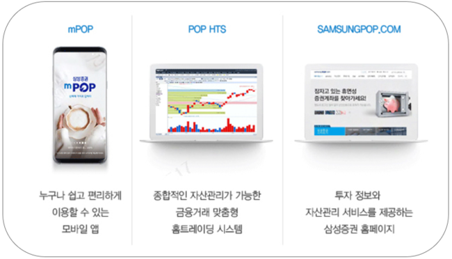 삼성증권에서 제공하는 디지털 서비스