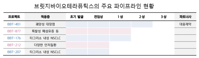 브릿지바이오테라퓨틱스, 29일 컨퍼런스콜...폐암신약후보물질(BBT-176) 소개
