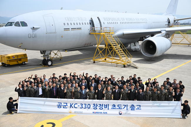 대한항공, 공군 KC-330 공중급유기 ‘시그너스’ 첫 창정비 마쳐…군용기 MRO 확장