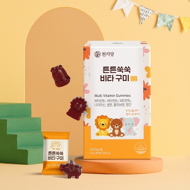 헬스밸런스 ‘천지양’, 구미 멀티 비타민 \ 튼튼쑥쑥\  론칭...건강기능식품 시장 공략