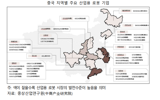 산업부·코트라, ‘中 산업용 로봇시장 보고서’ 발간...국내 기업 진출 유망 분야 다뤄