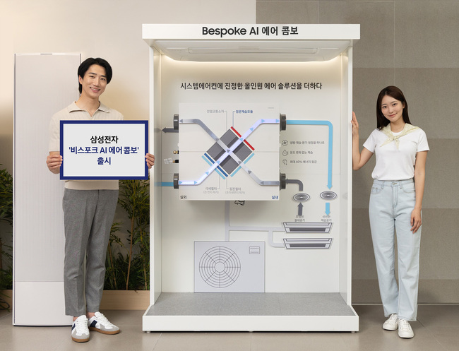 삼성전자, \ 비스포크 AI 에어 콤보\  선봬...\ AI 가전=삼성\  공식 강화