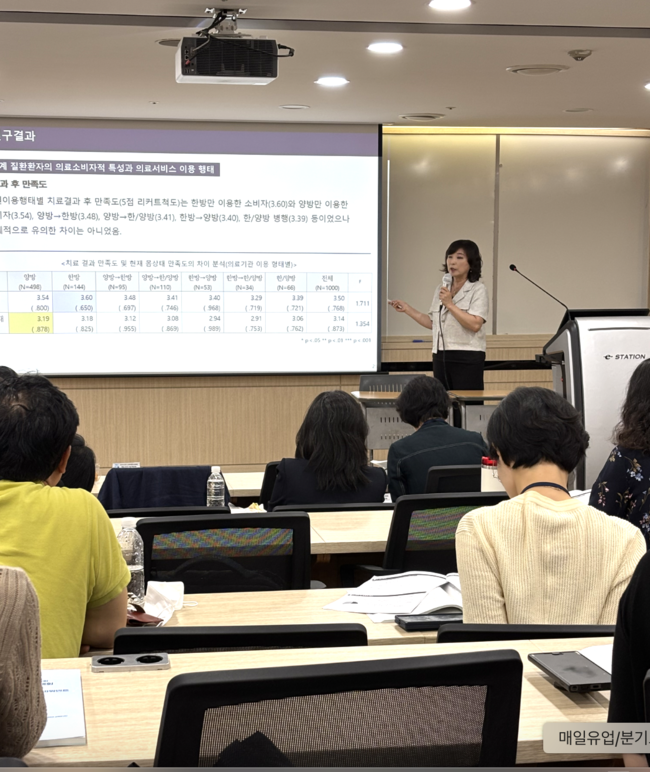 한방병원협회, 한방진료 실손보험 보장 \ 절실\ ...근골격계 질환 우선 검토 필요성 69.5점 \ 최고\ 