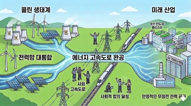 [강성기 칼럼] \ 전기는 넘치는데 길 없다\ … 대한민국 덮친 송전망 역설
