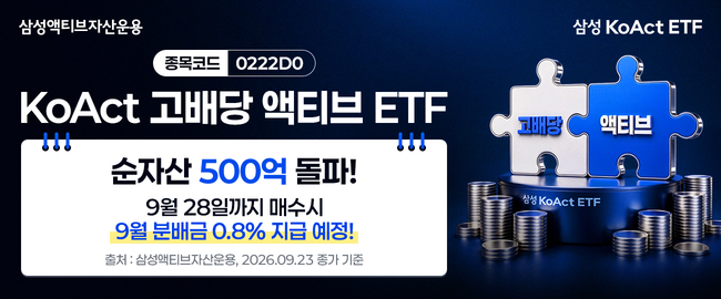 [더밸류 브리핑] 오늘의 ETF 소식...미래에셋자산운용·삼성액티브자산운용·키움투자자산운용